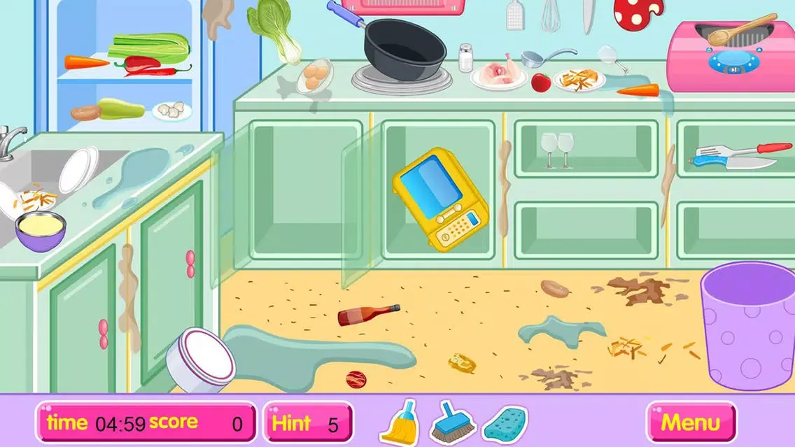 Kitchen restaurant cleanup应用截图
