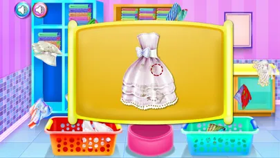 Olivias washing laundry game Screenshots