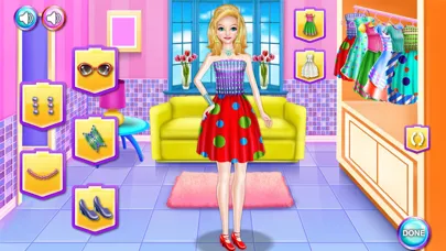 Olivias washing laundry game Screenshots