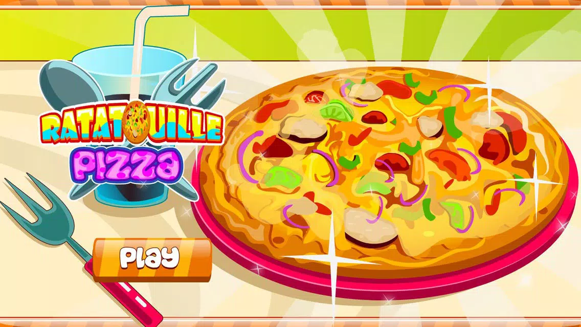 صور Ratatouille pizza - Make your own pizza like a professional with this pizza cooking game