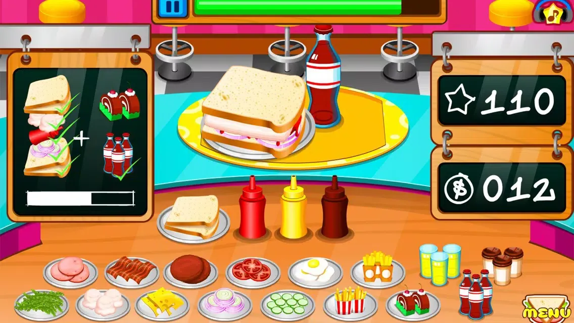 Sandwiches maker restaurant Screenshots