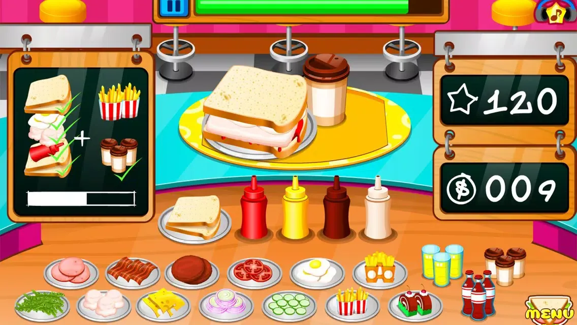 Sandwiches maker restaurant Screenshots