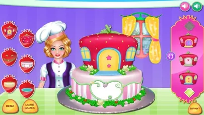 Ảnh chụp màn hình của Cooking strawberry short cake