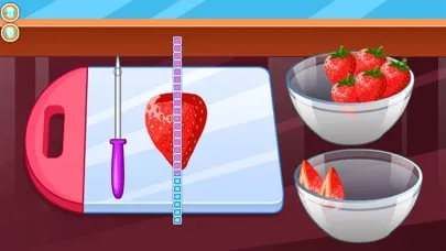 Ảnh chụp màn hình của Cooking strawberry short cake