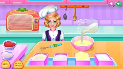 Ảnh chụp màn hình của Cooking strawberry short cake