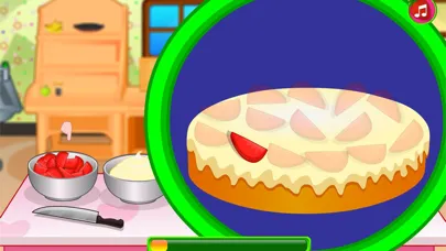 Ảnh chụp màn hình của Cooking strawberry short cake