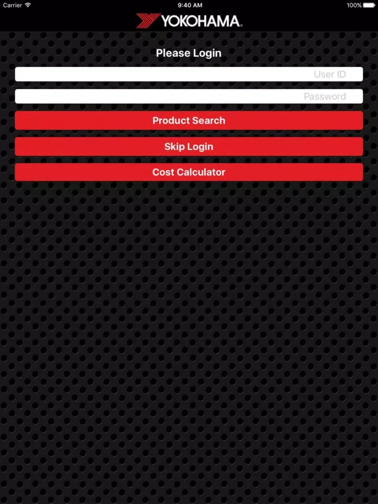 Zrzuty ekranu Yokohama Tire Dealer Services iPad 