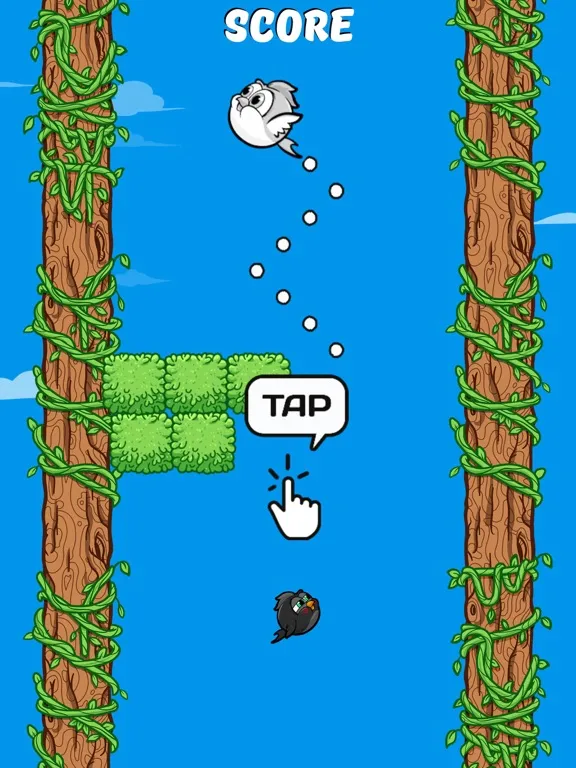 Capturas de tela do Ztap Bird iPad 