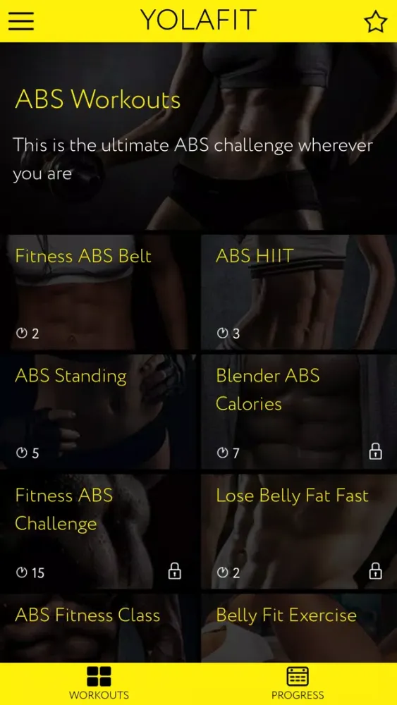 Скриншоты Abdominal Trainer Belly Workout: Six Pack ABS Plan