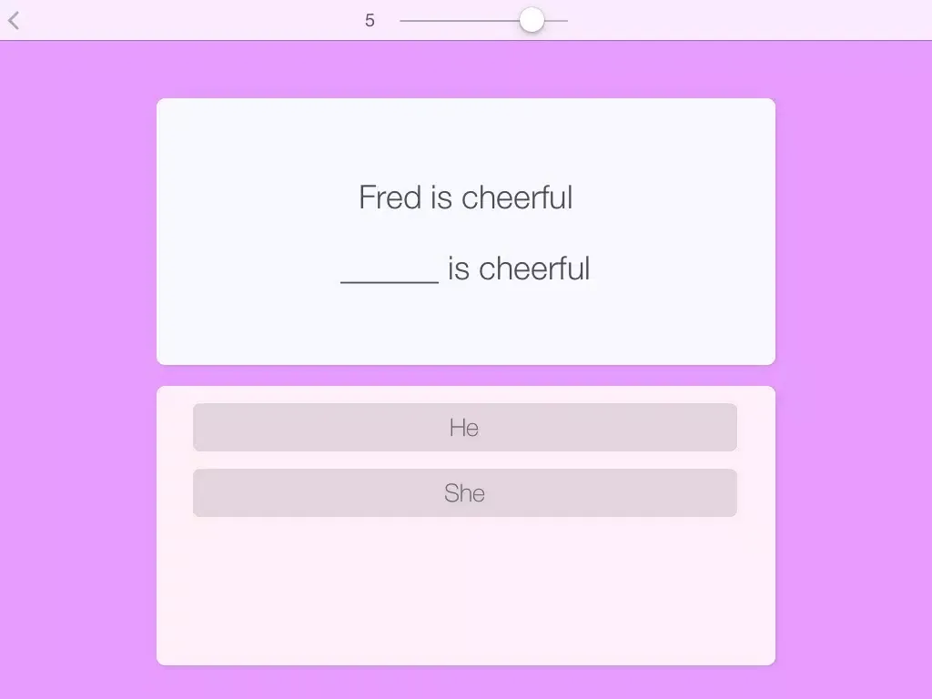 Yolaroo English Grammar and Reading iPad  Screenshots