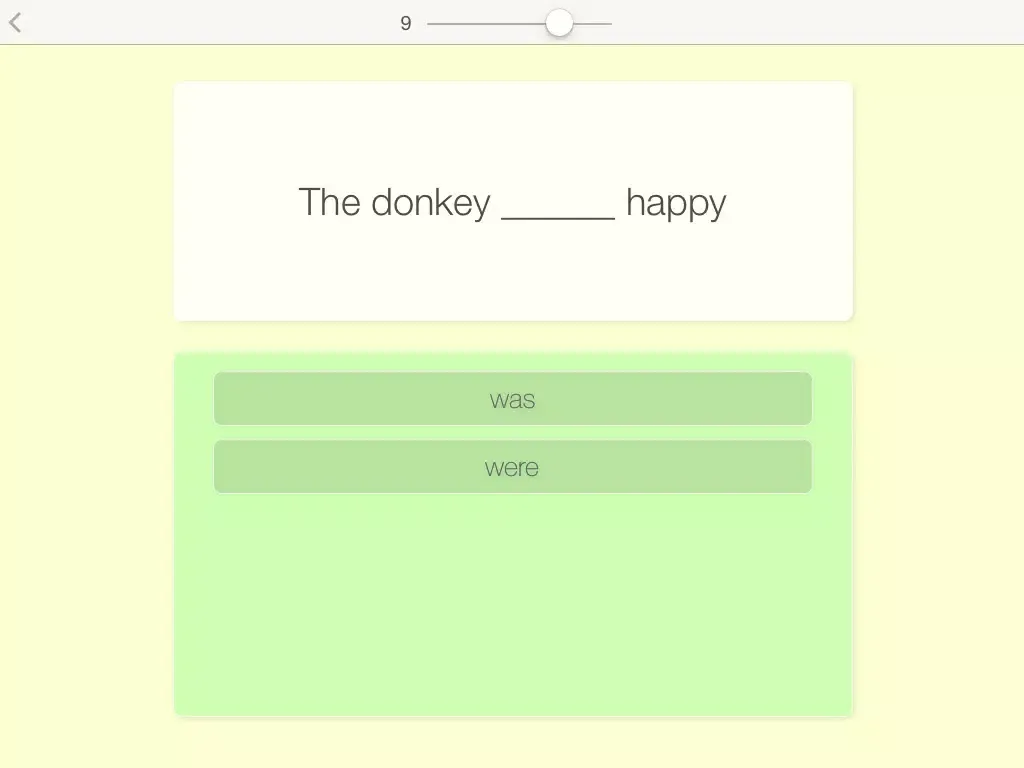 Yolaroo English Grammar and Reading iPad  Screenshots