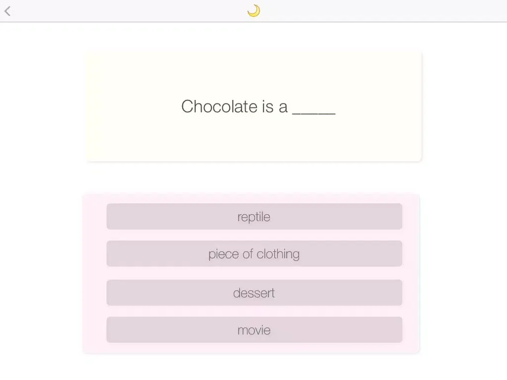 Yolaroo English Grammar and Reading iPad  Screenshots