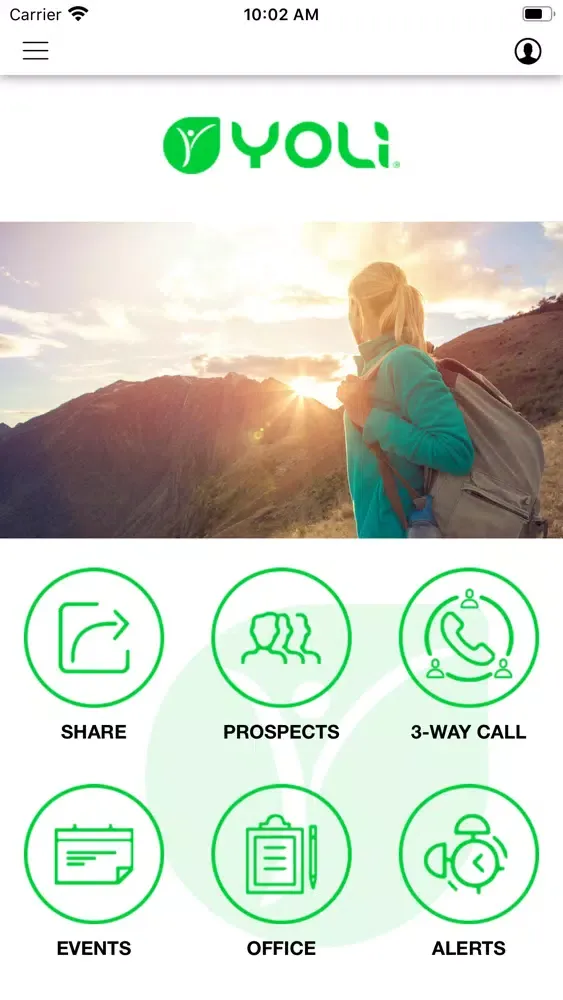 Ảnh chụp màn hình của Yoli Connect
