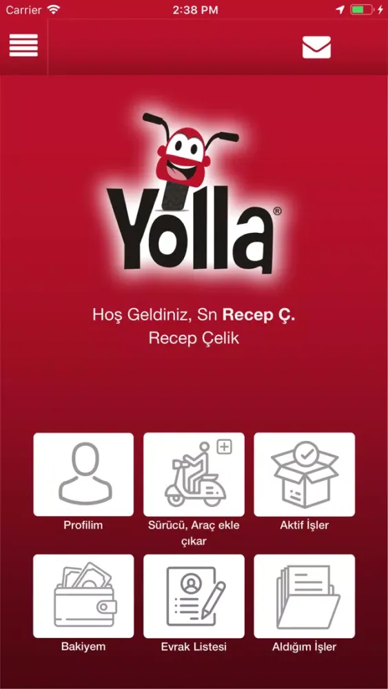 Capturas de pantalla de Yolla Sürücü