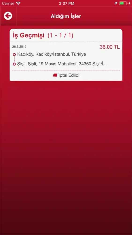 Capturas de pantalla de Yolla Sürücü