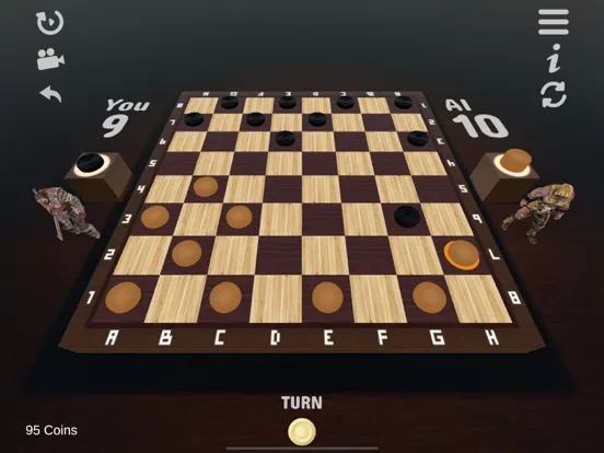 ภาพหน้าจอของ Checkers Warriors! iPad 