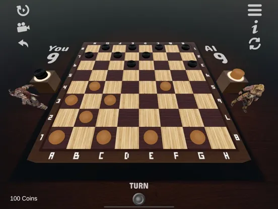 ภาพหน้าจอของ Checkers Warriors! iPad 
