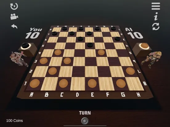 ภาพหน้าจอของ Checkers Warriors! iPad 