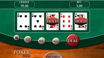 Tangkapan skrin Video Poker Go