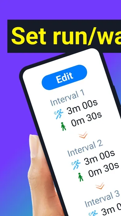 ภาพหน้าจอของ Yollo - Interval running timer