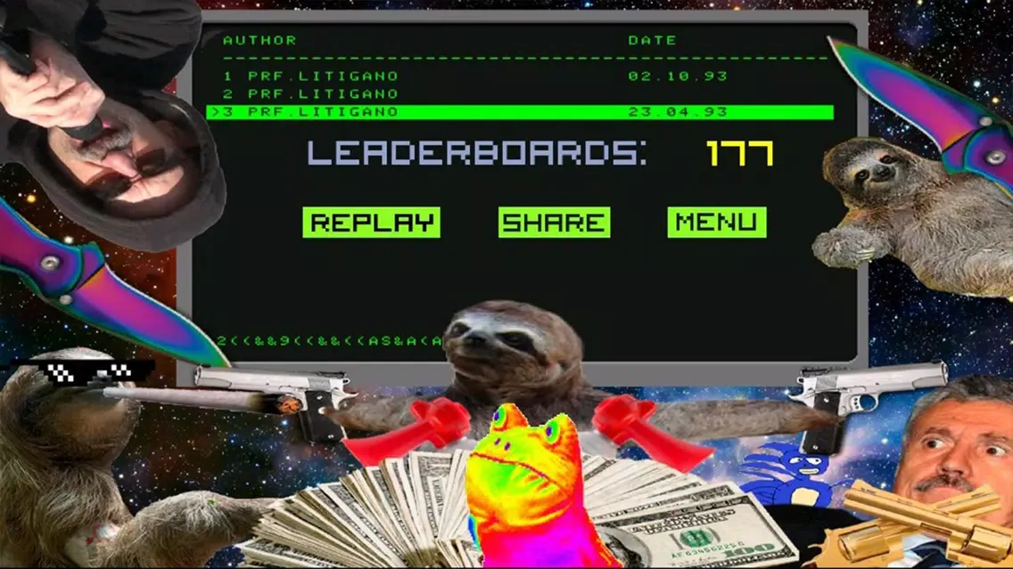 Ảnh chụp màn hình của Hedgehog MLG vs Illuminati