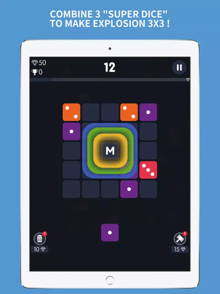 Merge Dominoes: Dice Block It iPad  स्क्रीनशॉट