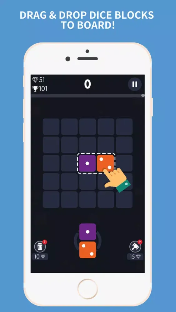 Merge Dominoes: Dice Block It स्क्रीनशॉट