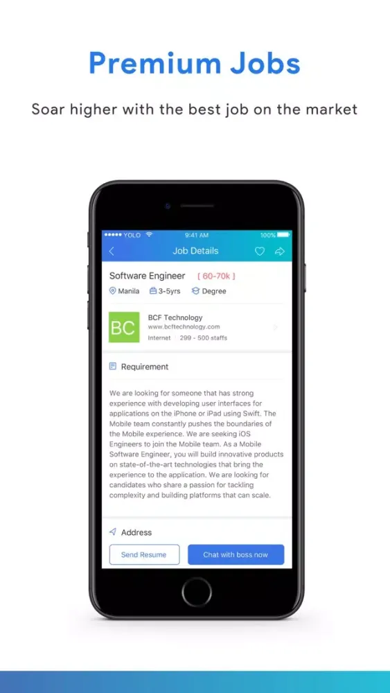 Bossjob – Premium Job Search Screenshots