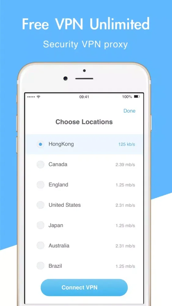 Zrzuty ekranu Secure VPN -Super Proxy Master