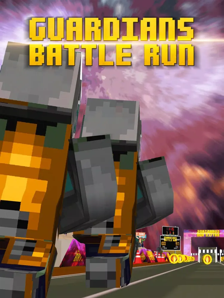 Guardian Skins 3D Block Running Lite Games iPad 应用截图