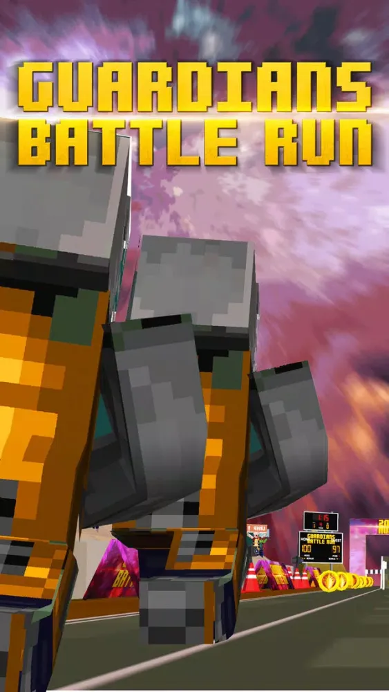 Guardian Skins 3D Block Running Lite Games应用截图