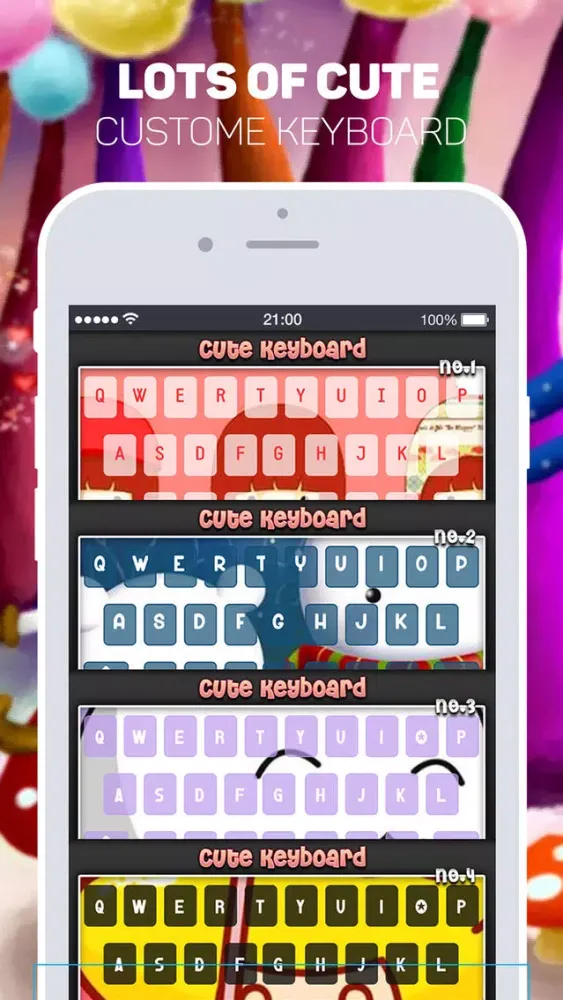 Cute Keyboard Wallpaper Pretty Themes Ekran Görüntüleri