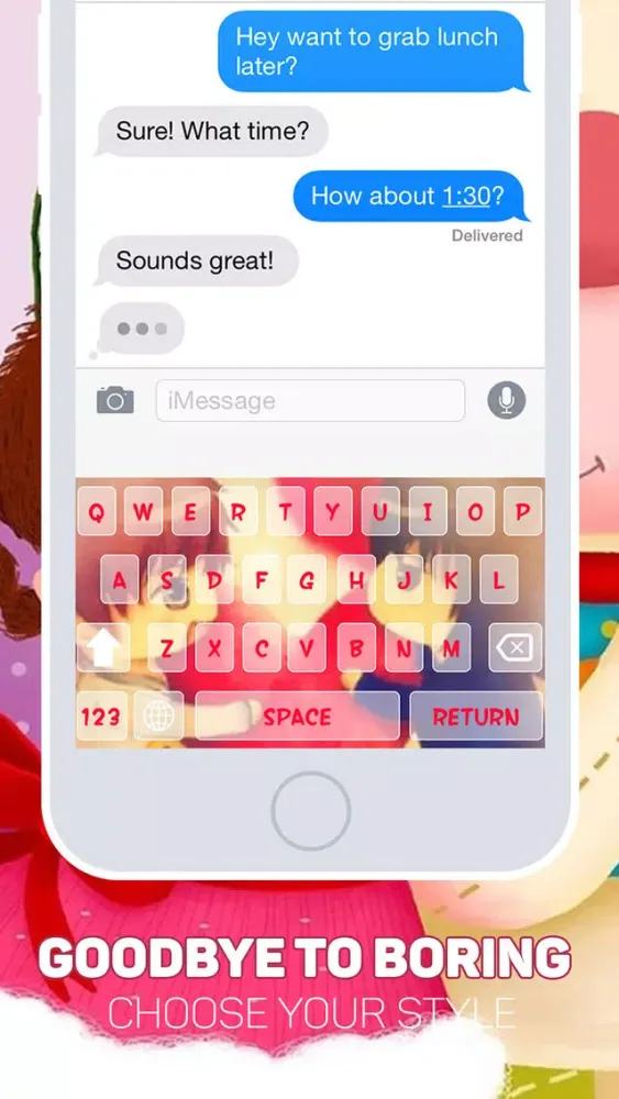 Cute Keyboard Wallpaper Pretty Themes Ekran Görüntüleri