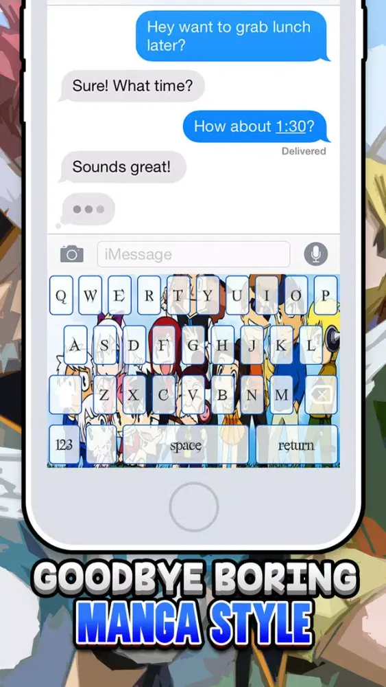 Keyboard Manga Wallpaper Themes " for Fairy Tail " स्क्रीनशॉट