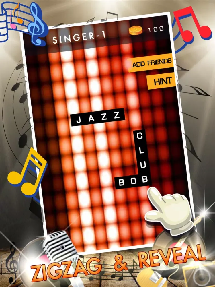 Guess the Music & Singer Word Connect Puzzle Elite iPad  Ekran Görüntüleri