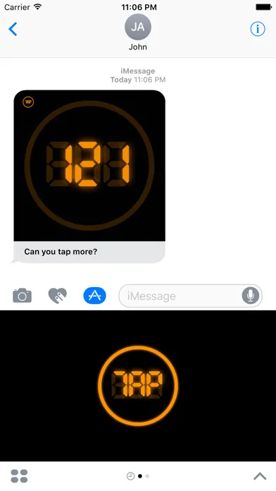 Скриншоты Tap Duel for iMessage