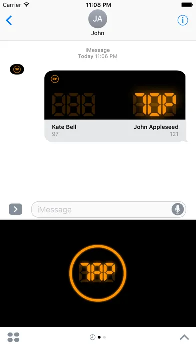 Скриншоты Tap Duel for iMessage