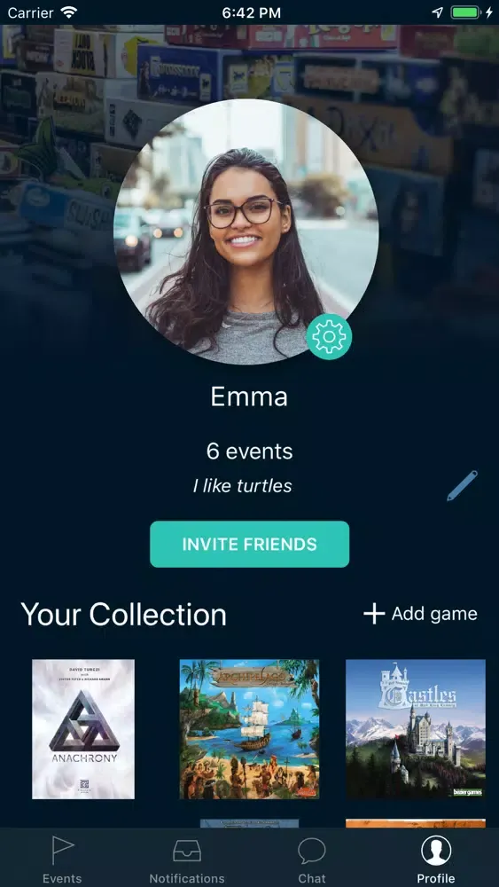 Capturas de tela do Tribe - board game meetups