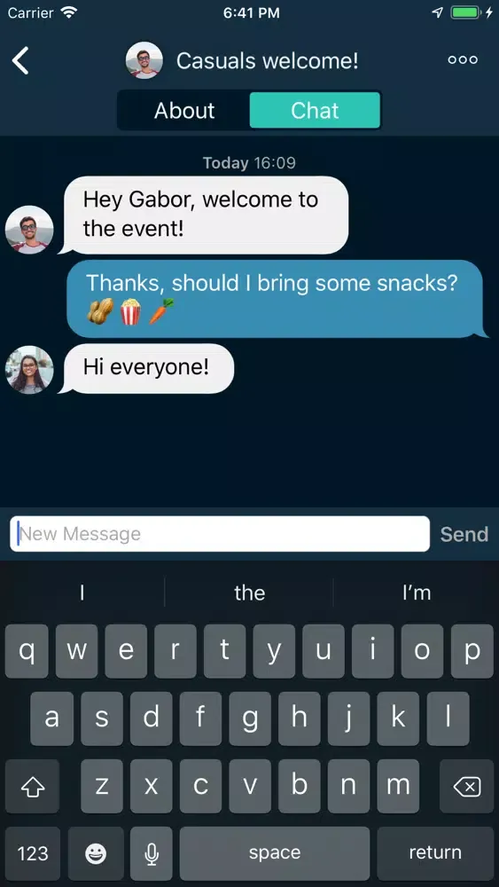 Capturas de tela do Tribe - board game meetups