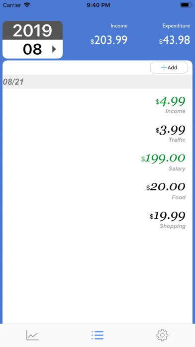 Screenshot di DailyBills - Expense Tracker