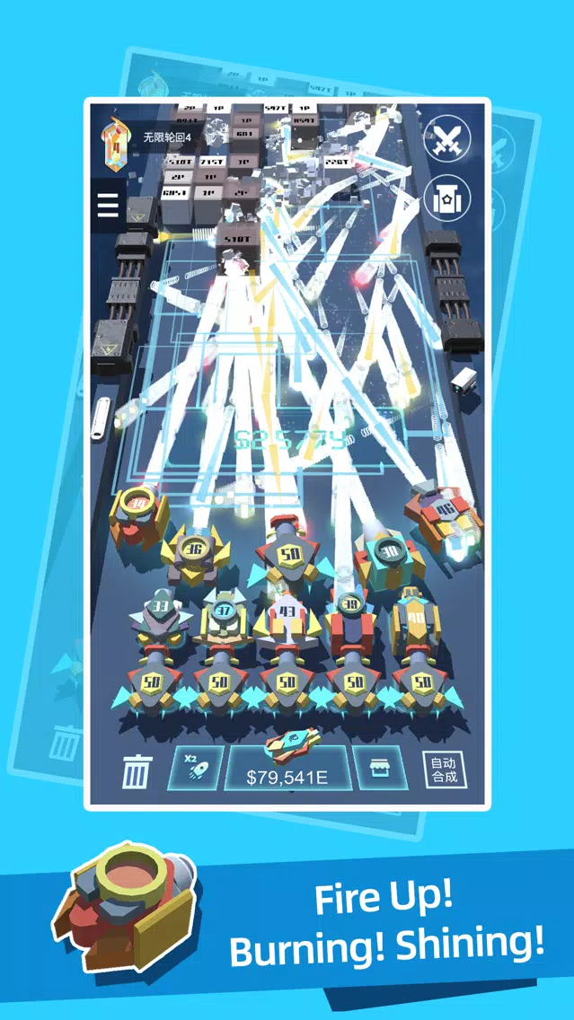 Capturas de tela do Idle Fort 3D