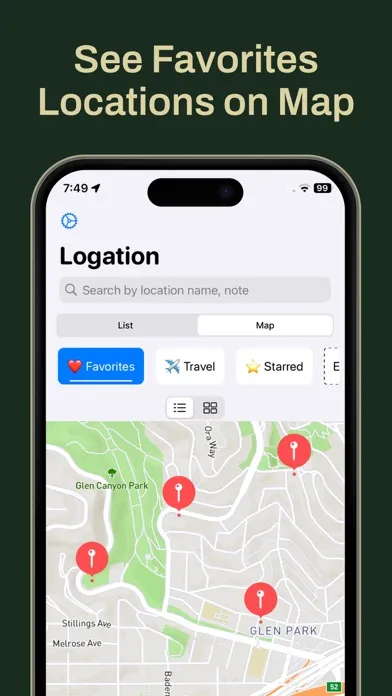 Captures d'écran de Save GPS Location & Logger