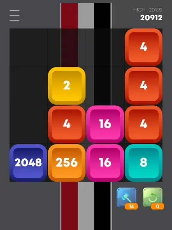 Screenshot di 2048 Friends -Enjoy your life iPad 