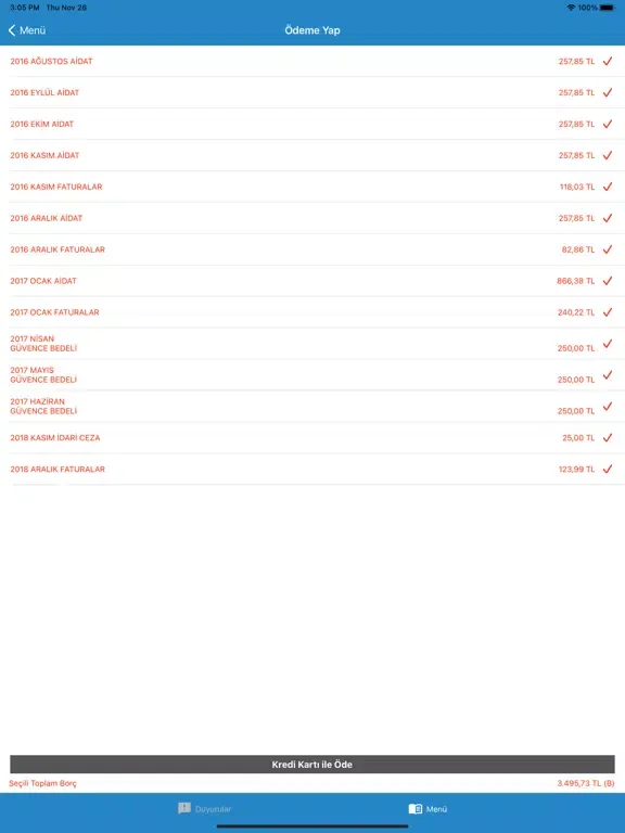 1K Bina ve Site Yönetimi iPad 应用截图