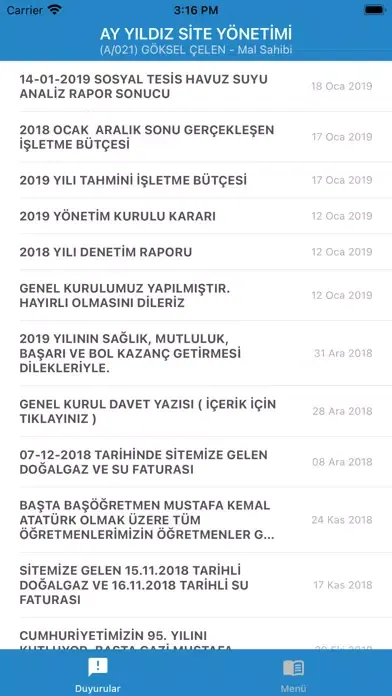 1K Bina ve Site Yönetimi应用截图