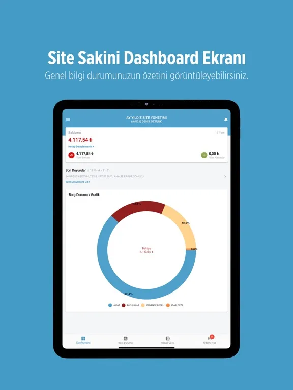Screenshot di Ars Yönetim iPad 