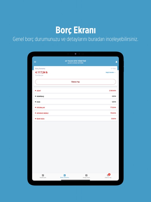 Ars Yönetim iPad  स्क्रीनशॉट