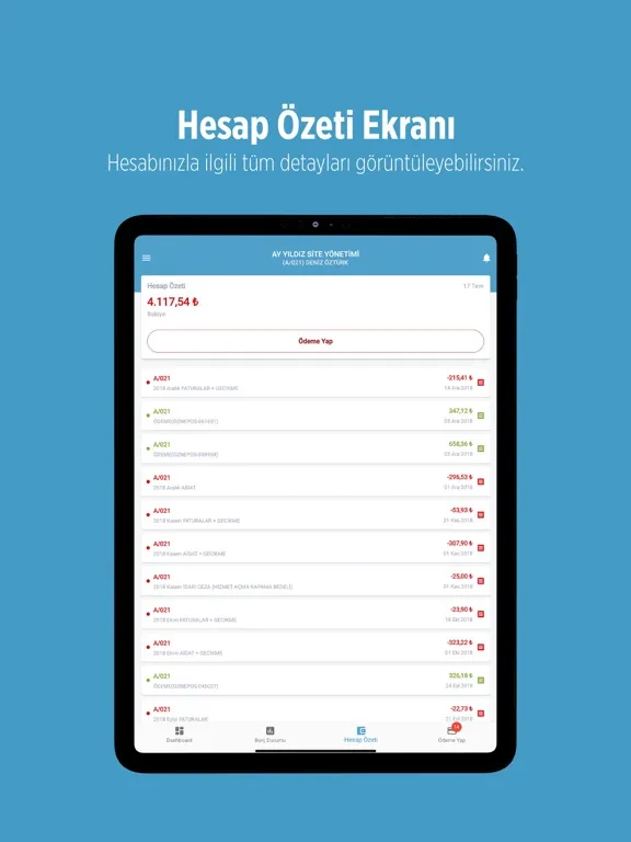 Screenshot di Ars Yönetim iPad 