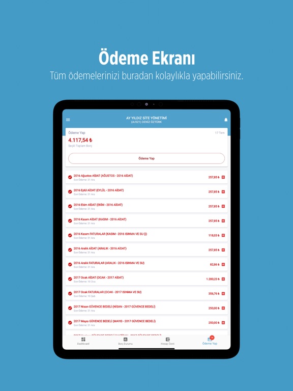 Ars Yönetim iPad  स्क्रीनशॉट
