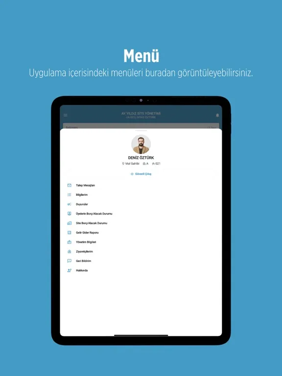 Screenshot di Ars Yönetim iPad 